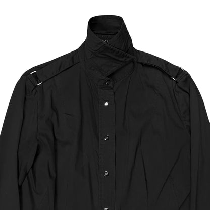 Gucci by Tom Ford Shoulder Strap Snap Shirt - 90s