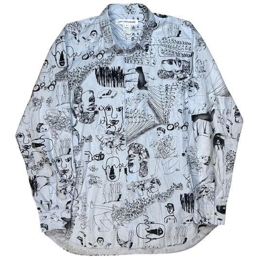 Comme des Garcons Shirt x Masaho Anotani Sketch Shirt - AW16