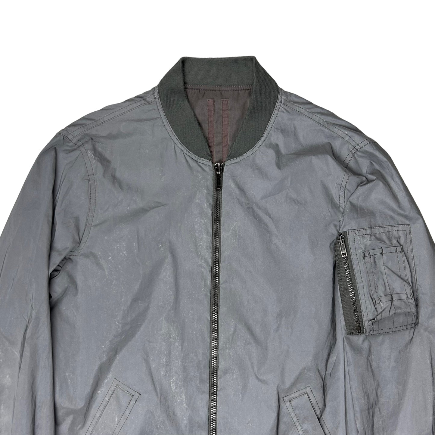 Rick Owens DRKSHDW Reflective Bomber Jacket