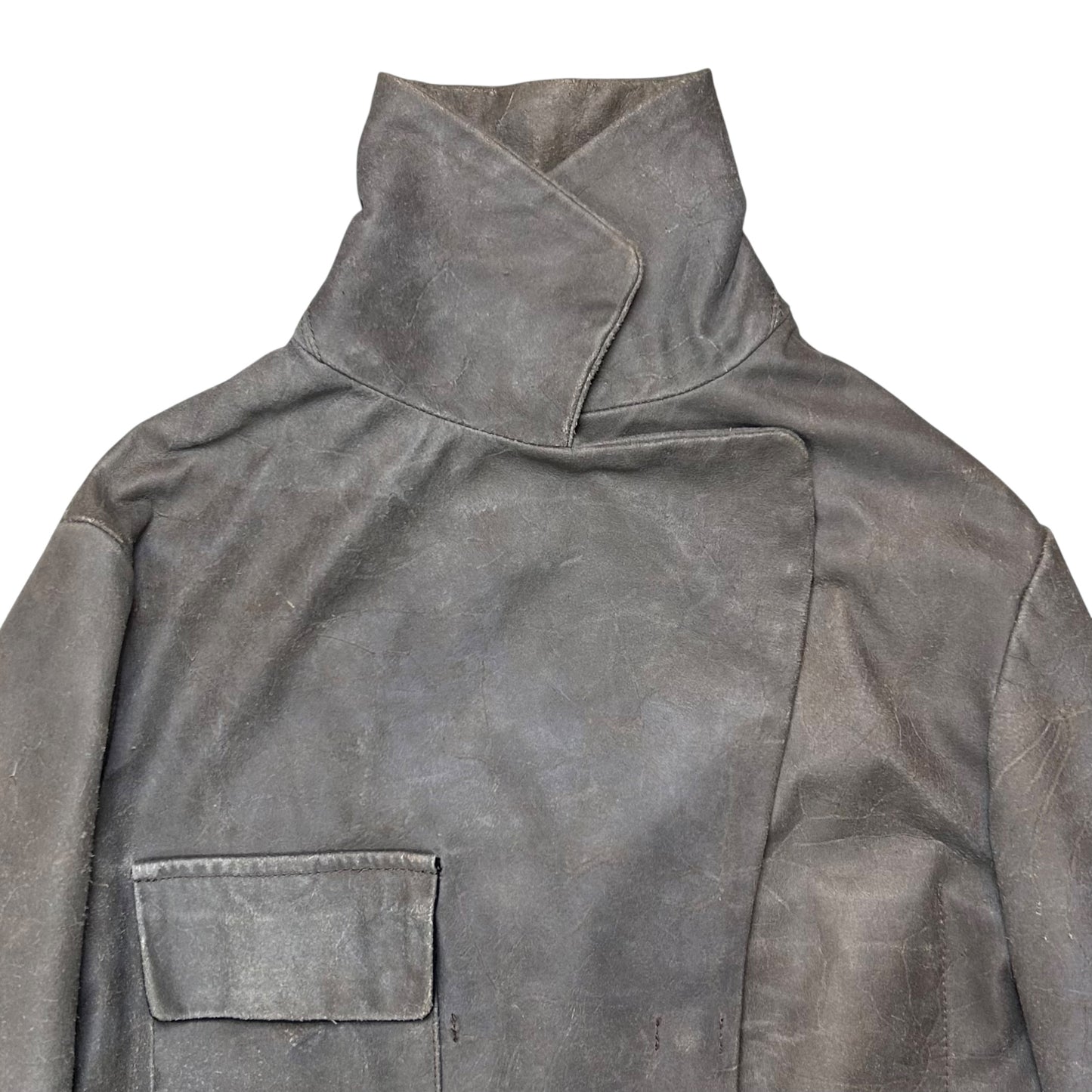 Maison Martin Margiela Leather Work Coat - AW03