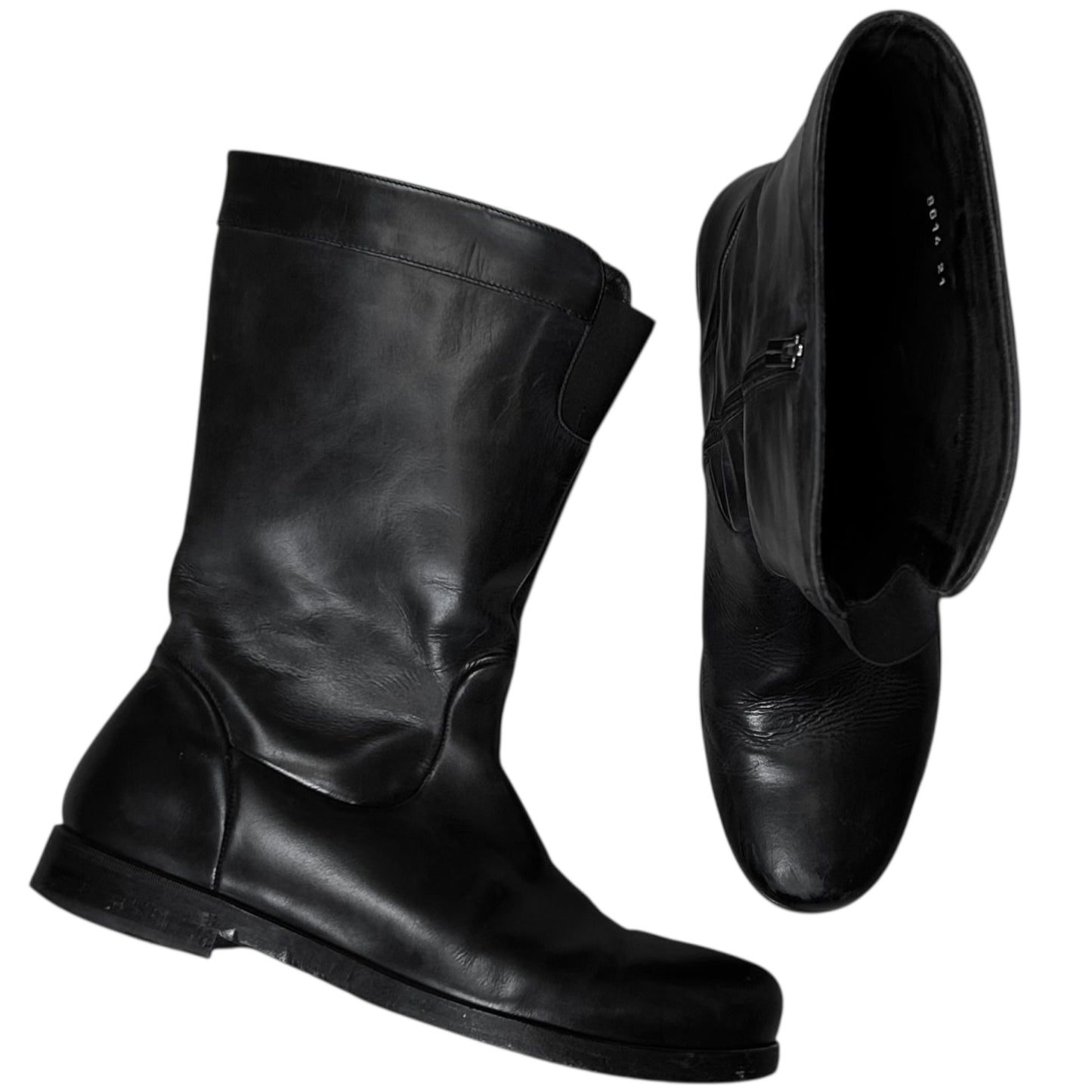 Jil Sander Zip Moto Boots - AW07