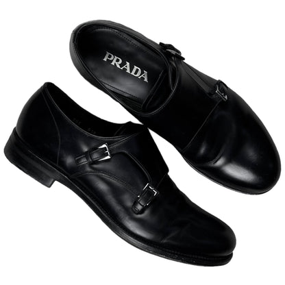 Prada Double Monk Strap Derbies