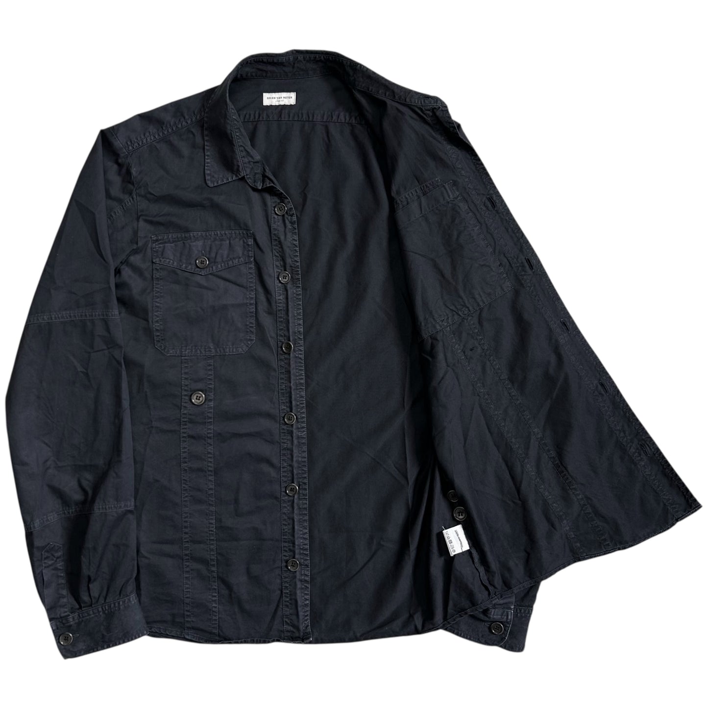 Dries Van Noten Multi Button Cargo Shirt