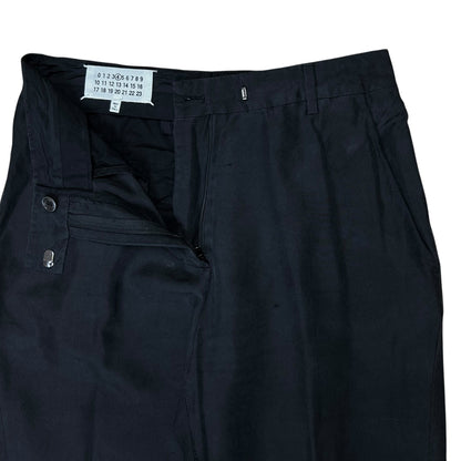 Maison Martin Margiela Straight Silk Work Trousers - SS12