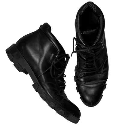Balenciaga Hiking Mid Top Combat Boots