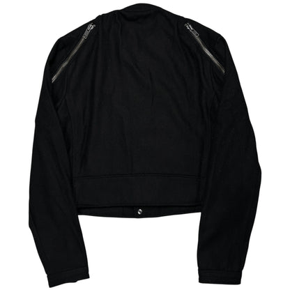 Yohji Yamamoto Pour Homme Back Zip Wool Bomber Jacket - AW14