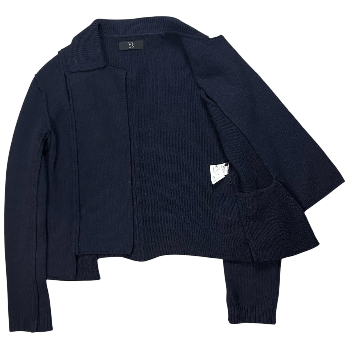 Y‘s by Yohji Yamamoto Paneled Cut Out Knit Sweater - AW11