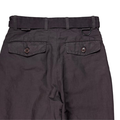 Dries Van Noten Belted Front Flap Trousers - AW19