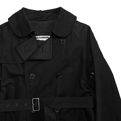 Jil Sander Belted Eyelet Trench Coat