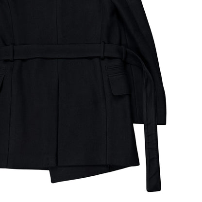 Balmain x H&M Collarless Belted Military Coat - AW15