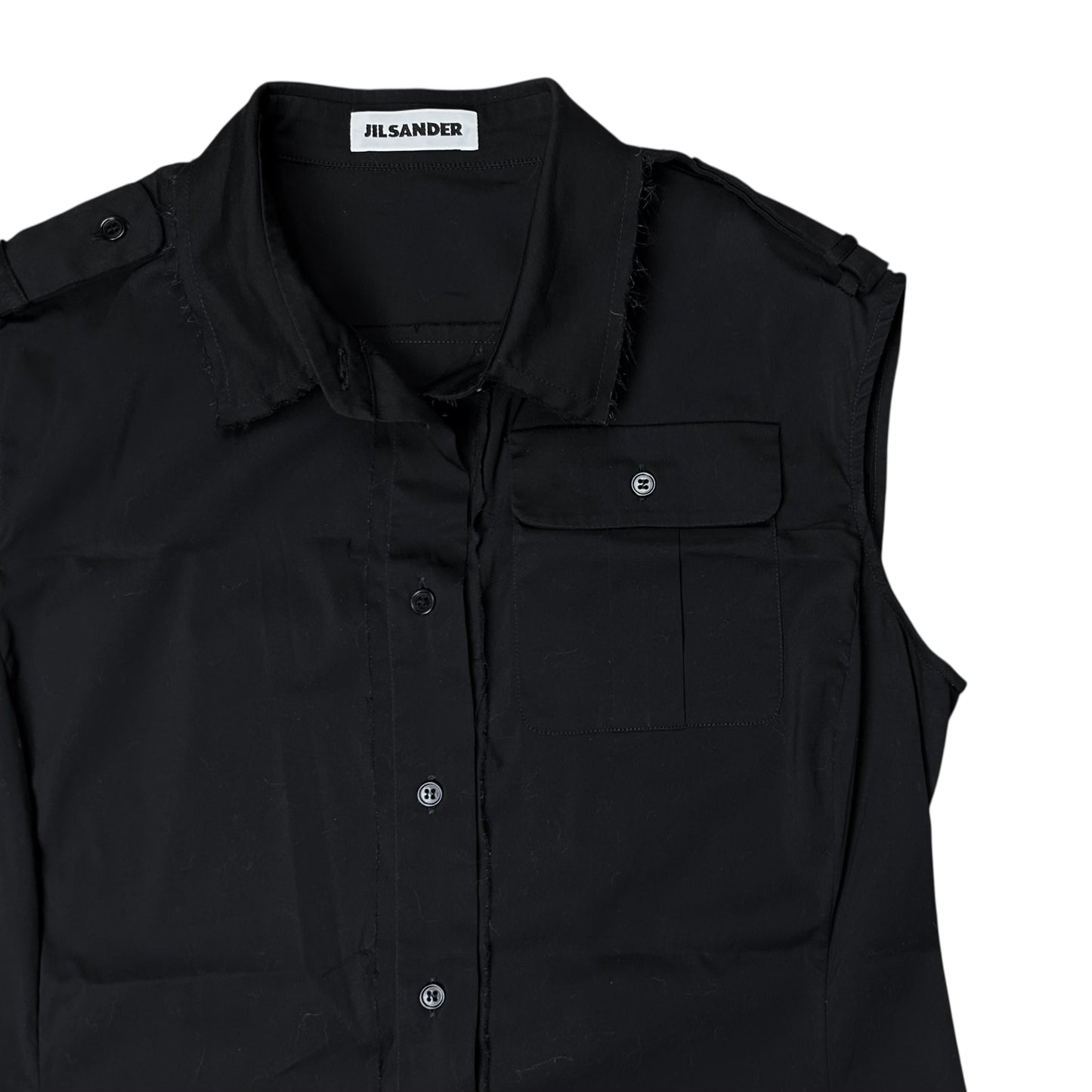 Jil Sander Sleeveless Military Cargo Shirt - SS10