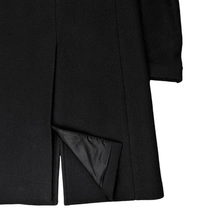 Maison Martin Margiela Sartorial Leather Pocket Patch Wool Coat - AW15