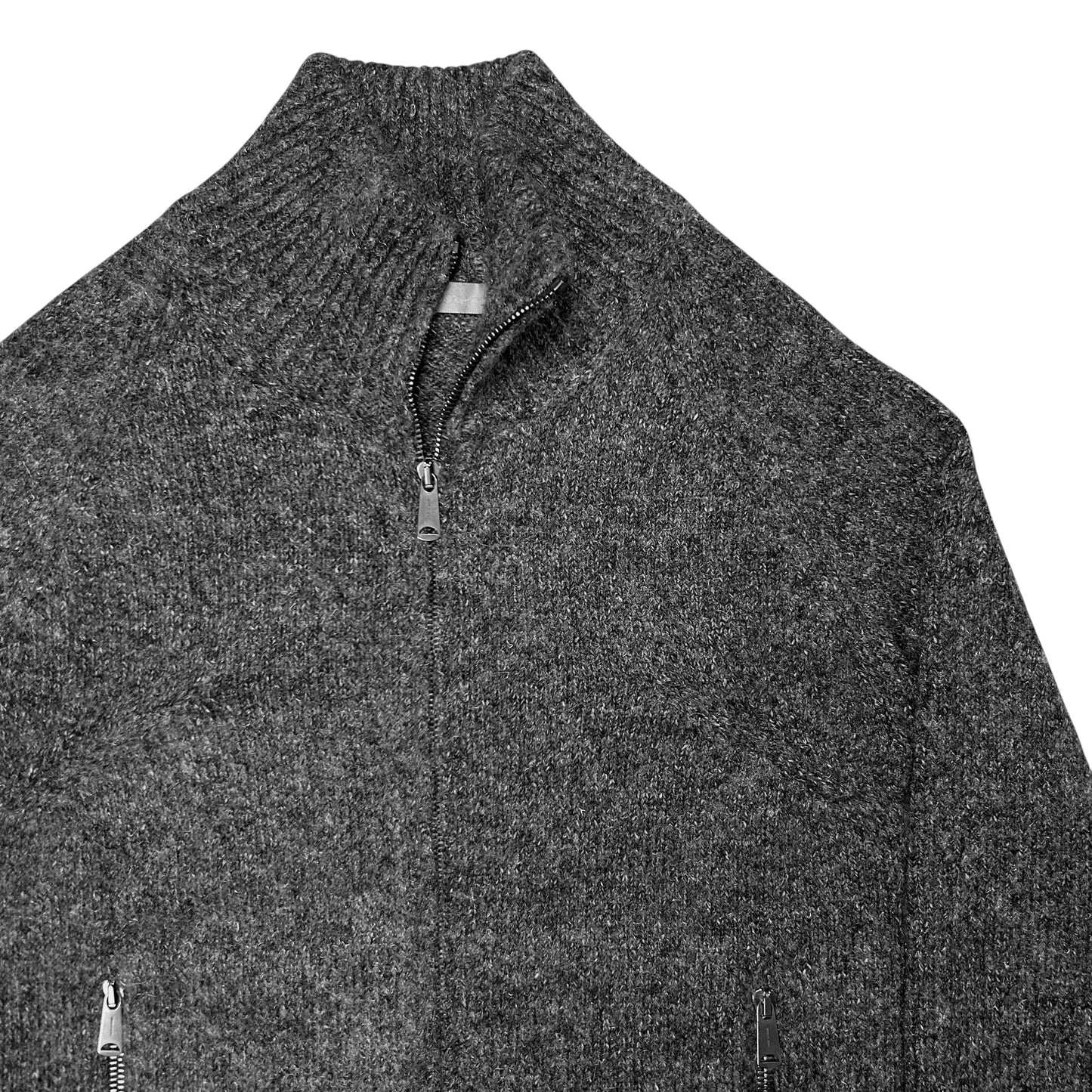 Dior Homme Mutli Zip Mohair Wool Sweater - AW06