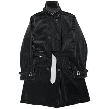 Jil Sander Multi Belted Velvet Coat