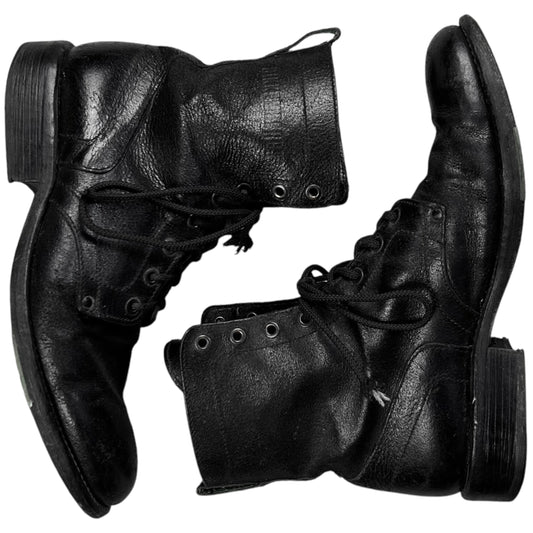 Dirk Bikkembergs Distressed Combat Boots