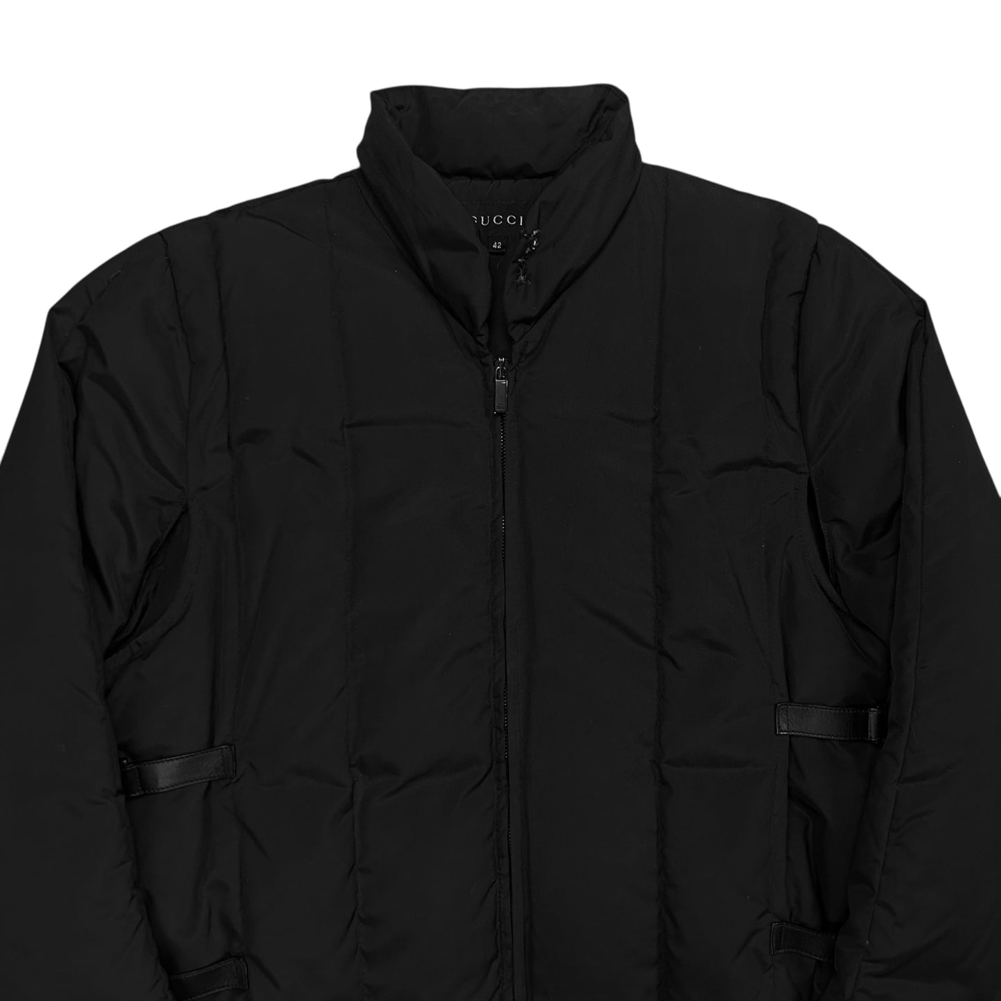 Gucci by Tom Ford Bondage Belt Puffer Jacket - AW99
