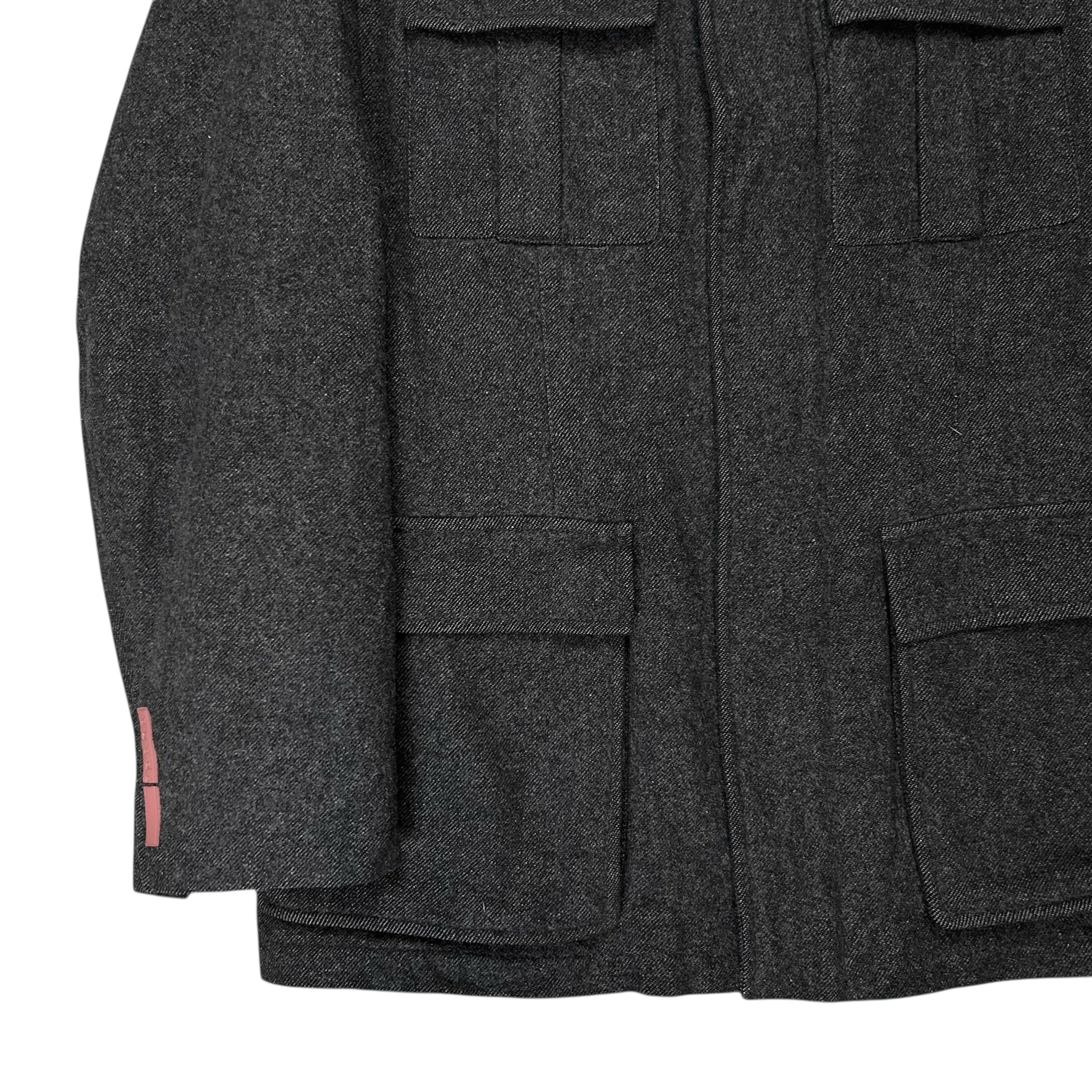 Prada Velco Officer Wool Jacket – Vertical Rags