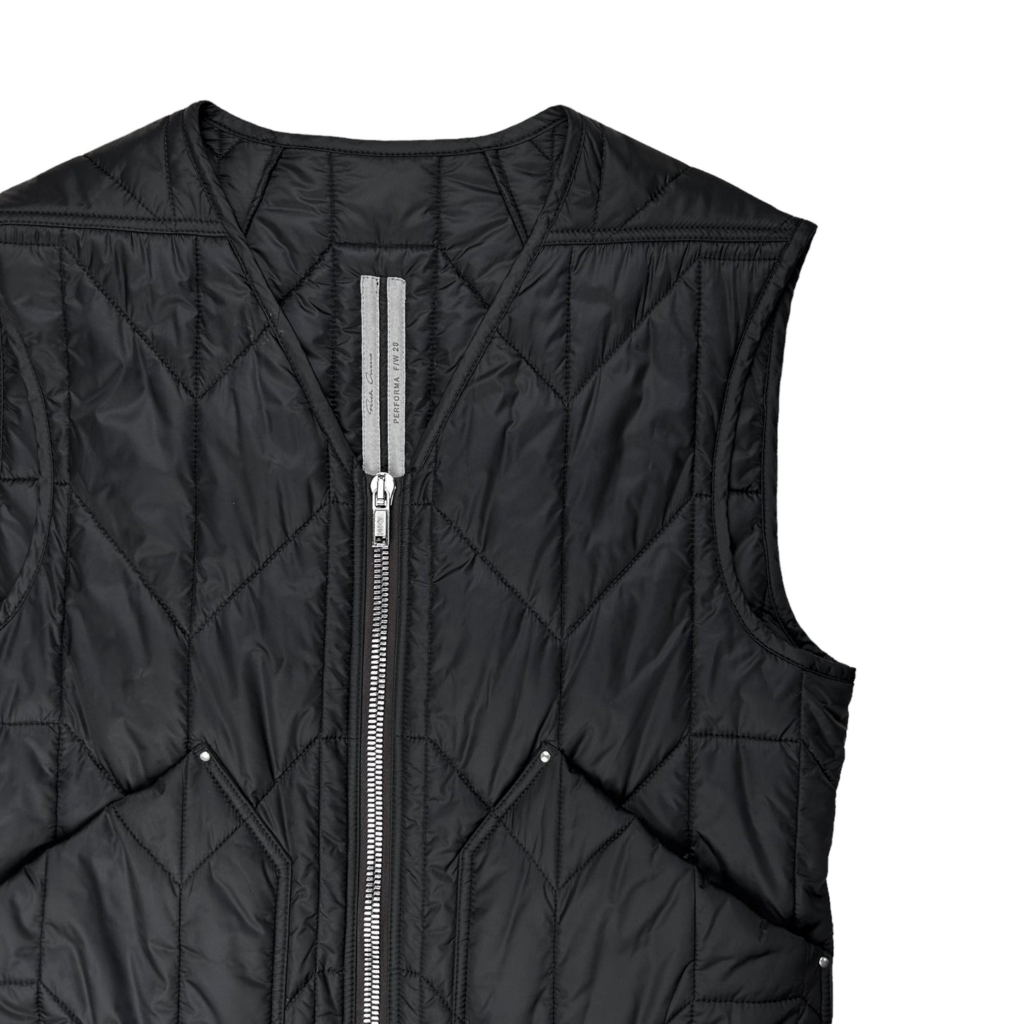 Rick Owens Quilted Performa Vest - AW20