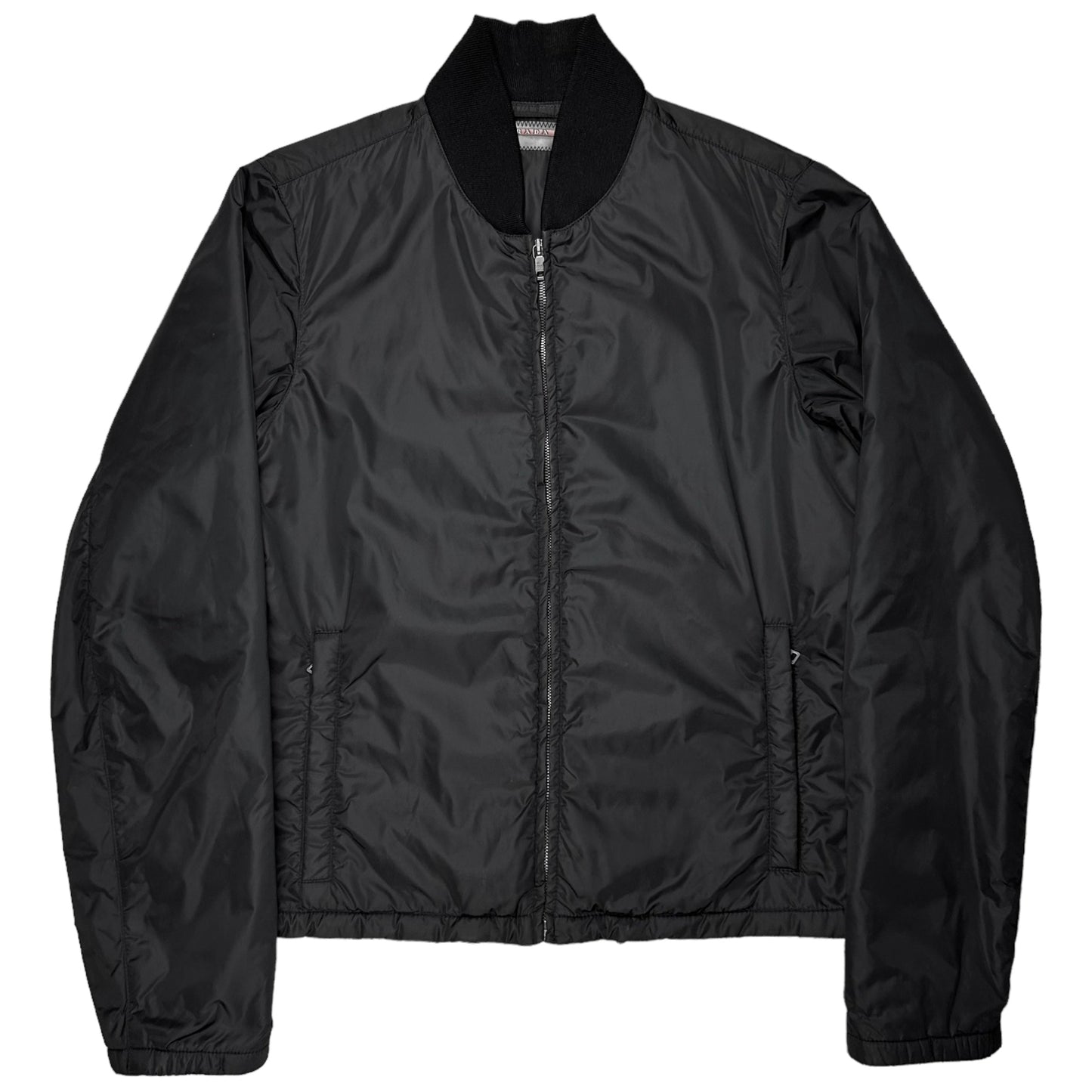 Prada Cropped Nylon Bomber Jacket - SS07