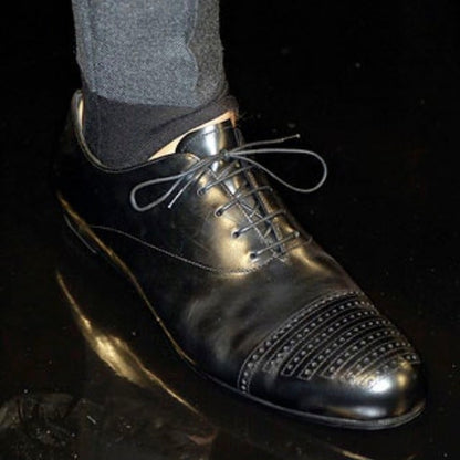 Prada Perforated Toe Derbies - AW07