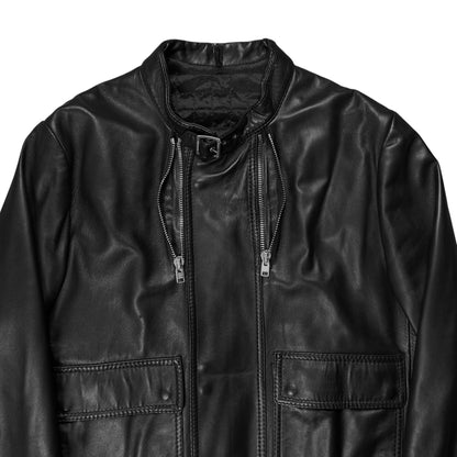 Dior Homme Navigate Leather Bomber Jacket - AW07