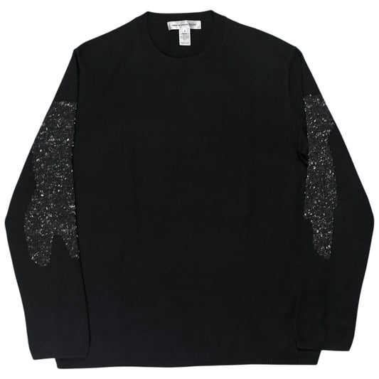Comme des Garcons Shirt Intarsia Sleeve Sweater - AW19
