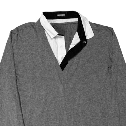 Dirk Bikkembergs Hybrid Button Up Tie Sweater