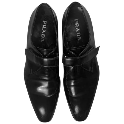 Prada Velcro Monk Strap Derbies