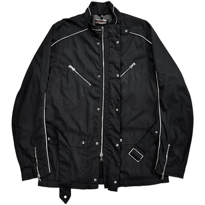 Prada Belted Piping Field Jacket