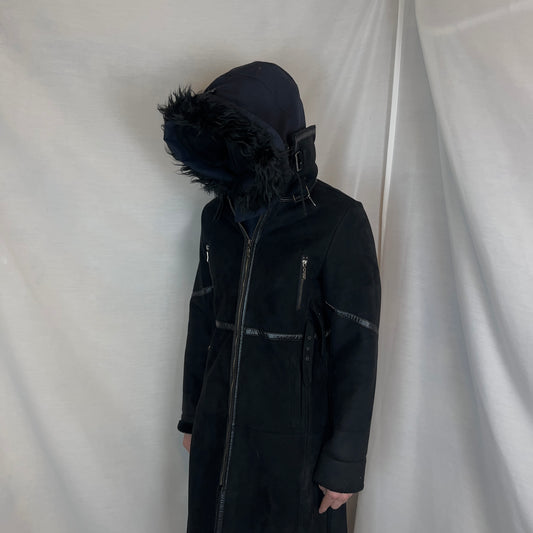 Comme des Garcons Shirt Velcro Faux Fur Hood - AW22