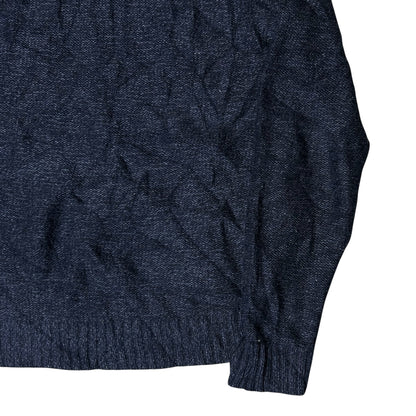 Comme des Garcons Shirt Wrinkled Knit Hoodie