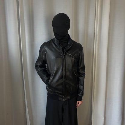 Givenchy Eyelet Stud Leather Bomber Jacket - AW13
