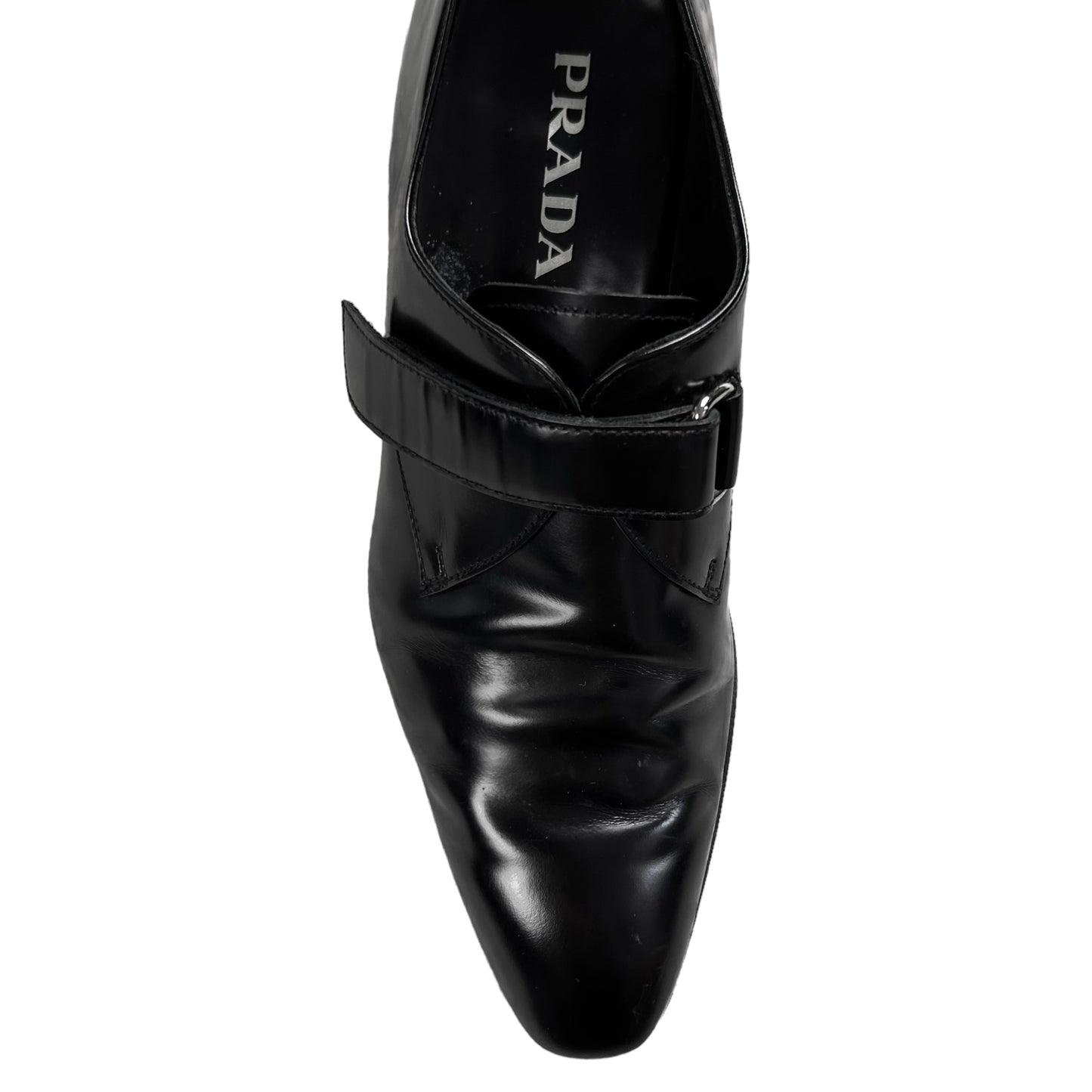 Prada Velcro Monk Strap Derbies