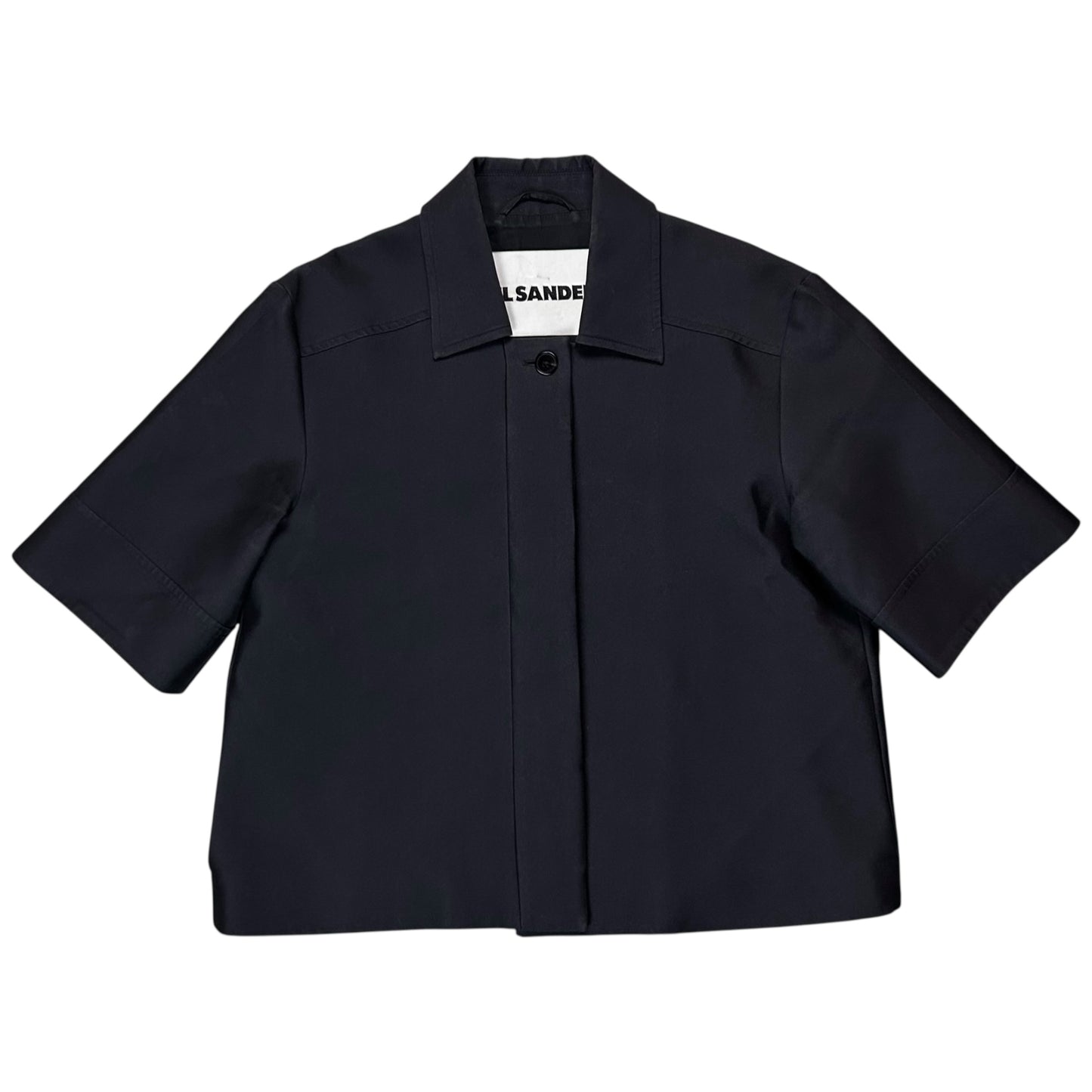 Jil Sander Cropped Silk Shirt Jacket - SS21