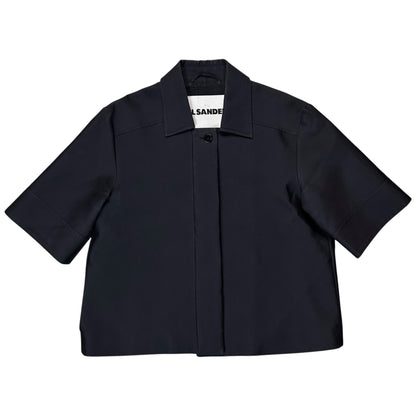 Jil Sander Cropped Silk Shirt Jacket - SS21