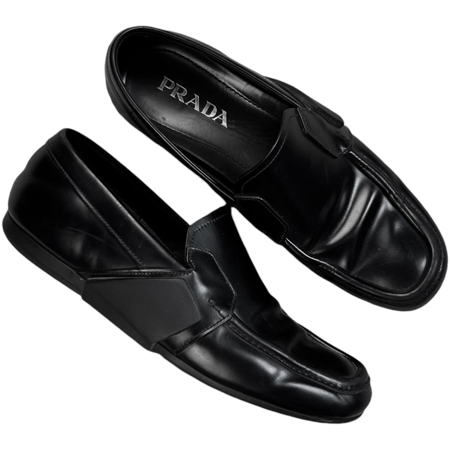 Prada Rubber Patch Runway Loafers - SS15