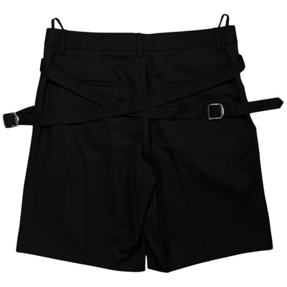 Helmut Lang Bondage Strap Gabardine Shorts - SS24