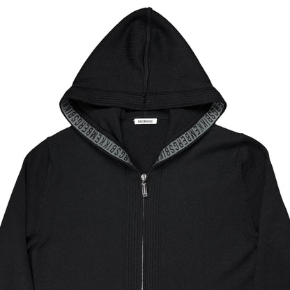 Dirk Bikkembergs Trimmed Knit Zip Hoodie