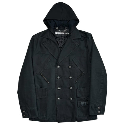 Dirk Bikkembergs Multi Pocket Hooded Caban Jacket