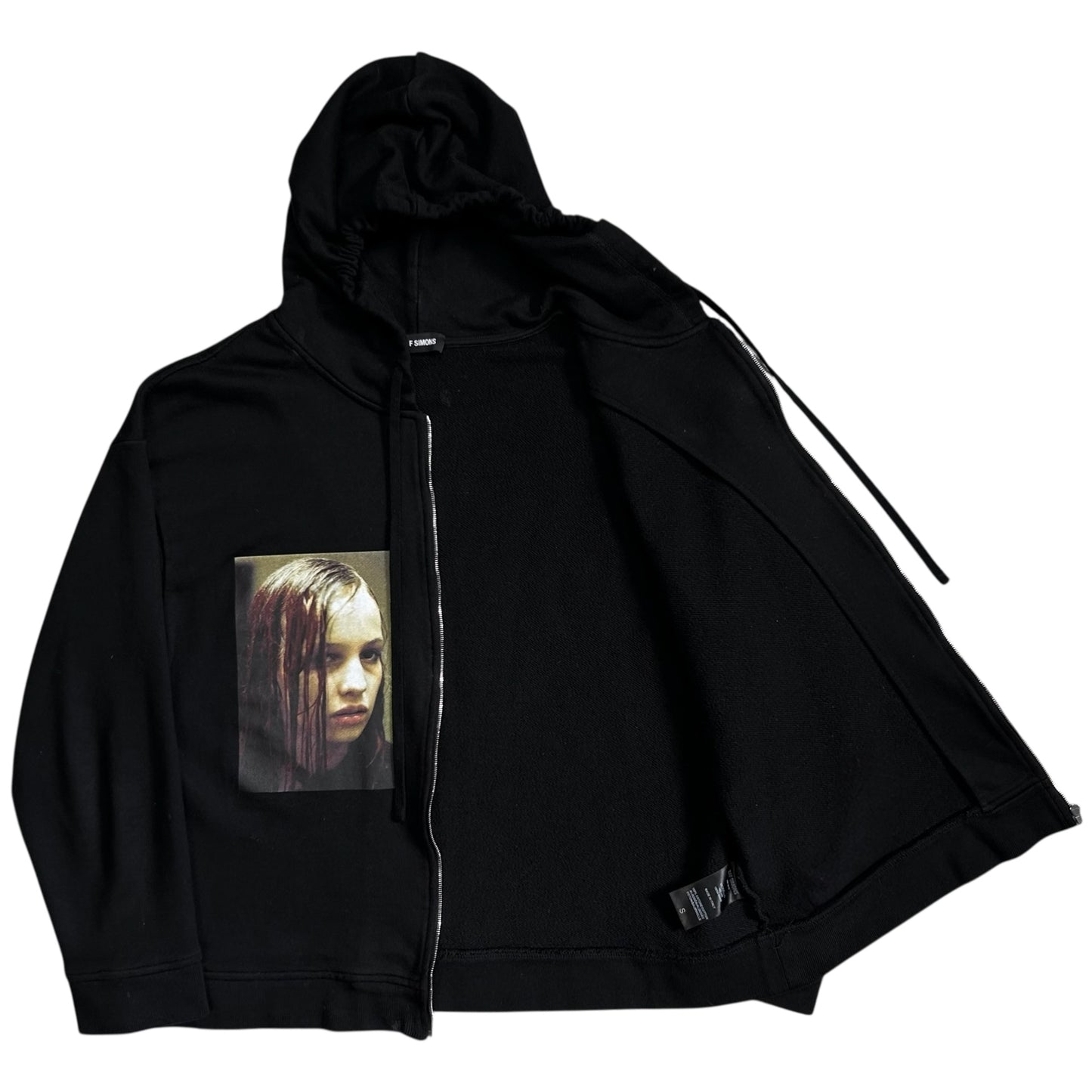 Raf Simons Christiane F Zip Hoodie - AW18