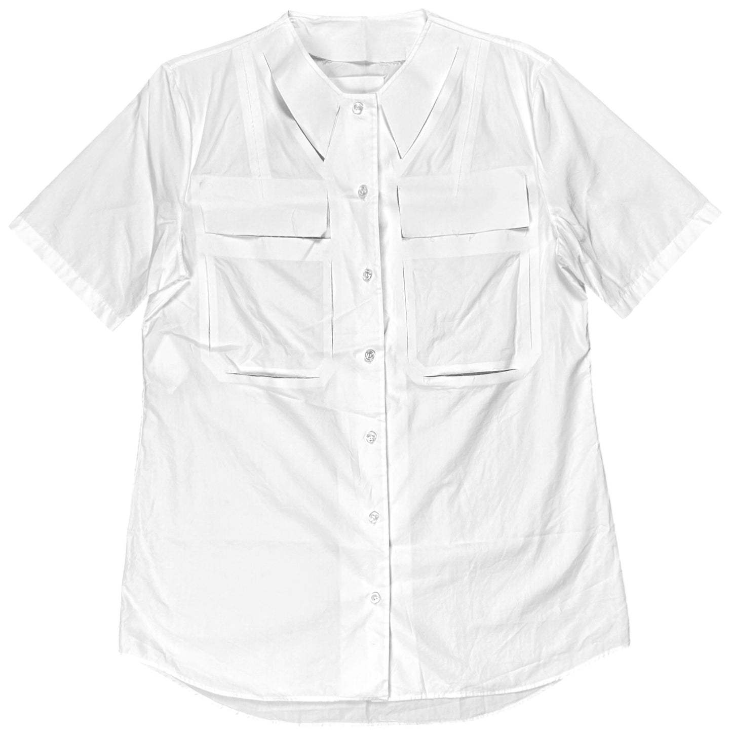 Maison Margiela Cut Out Short Sleeve Shirt - SS19