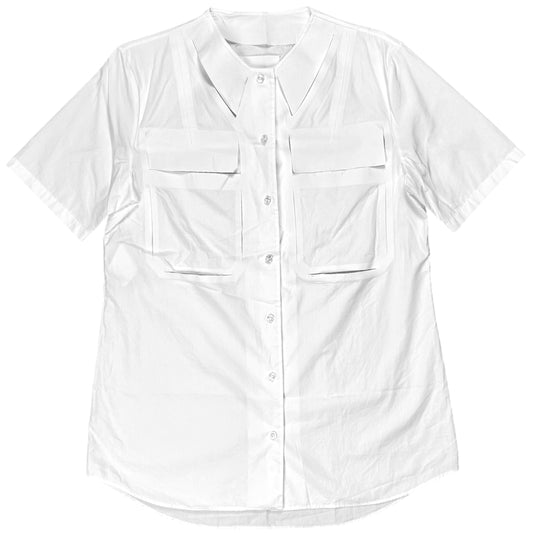 Maison Margiela Cut Out Short Sleeve Shirt - SS19