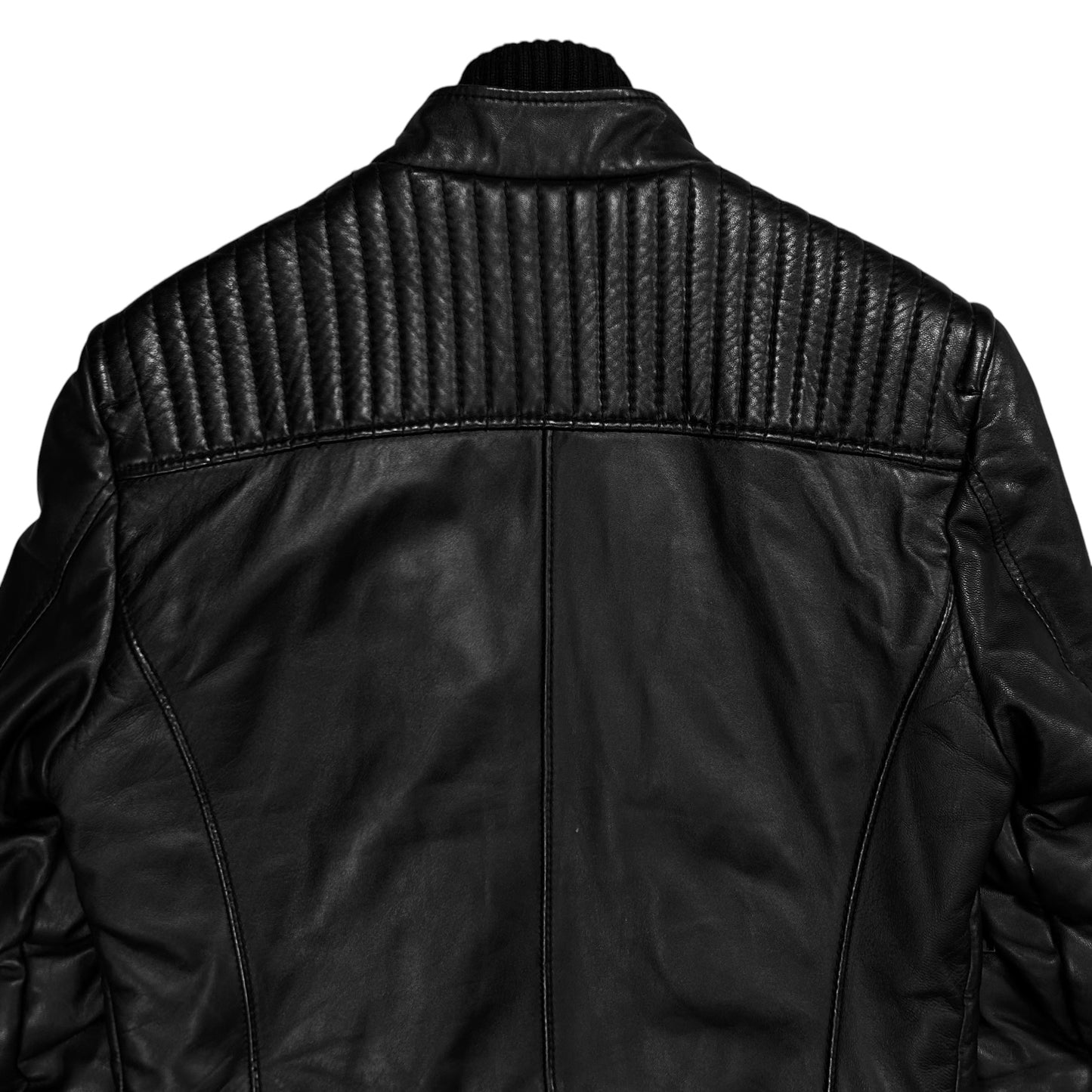 Dirk Bikkembergs Padded Moto Bomber Jacket