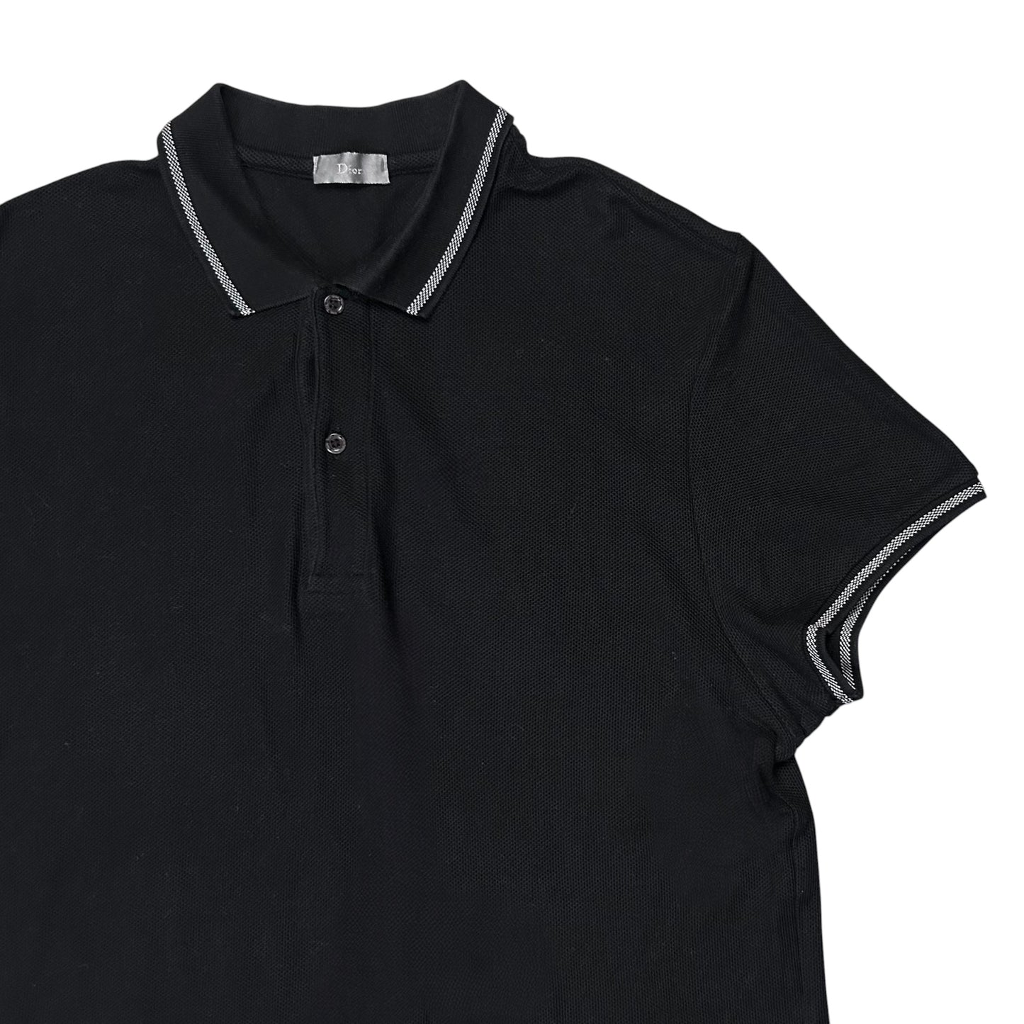Dior Homme Contrast Stripe Polo Shirt - 2000s