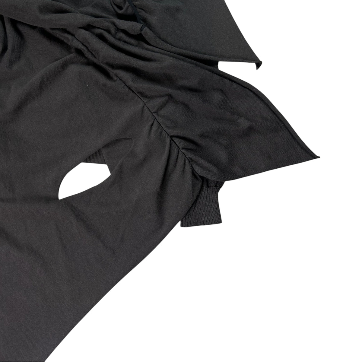 Dries Van Noten Layered Wrap Around Drape Sweater