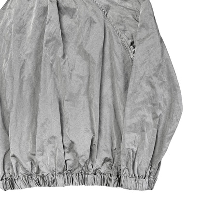 Dries Van Noten Metallic Cinched Drawstring Bomber Jacket