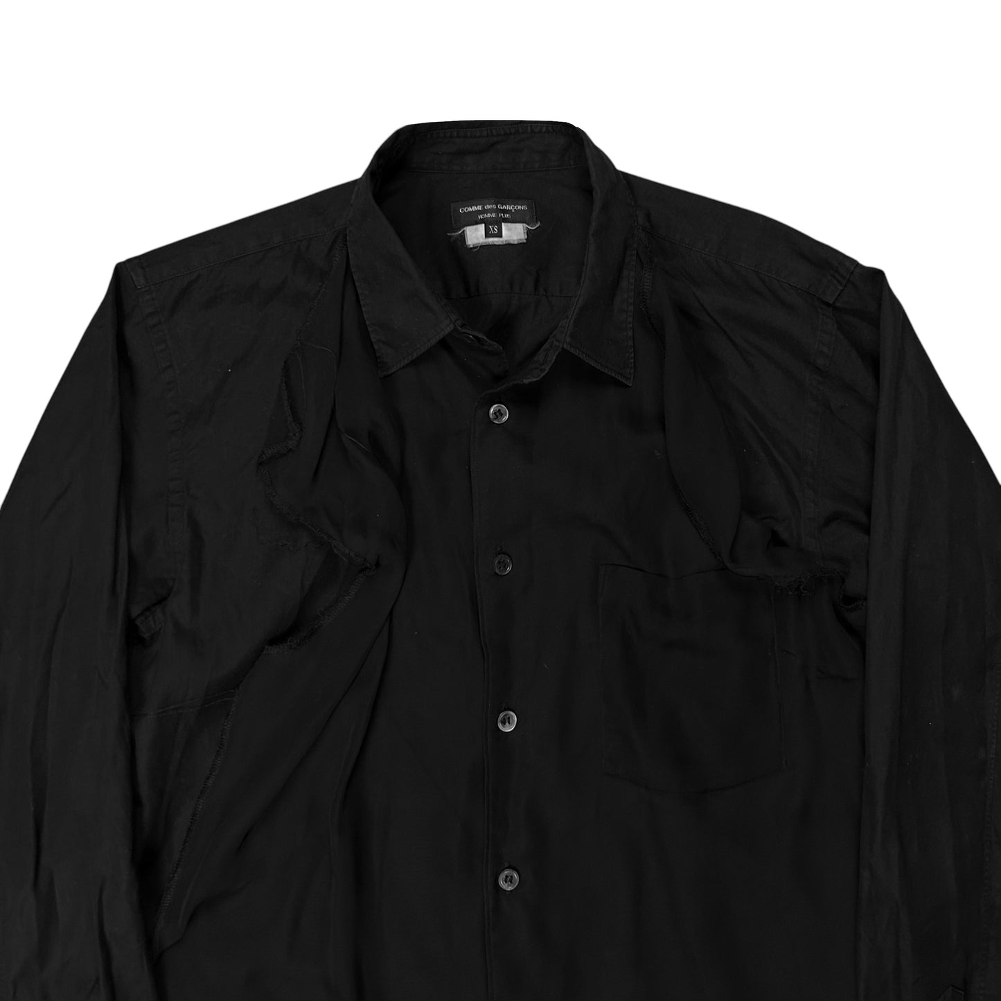 Comme des Garcons Homme Plus Sheer Layered Shirt - AW15