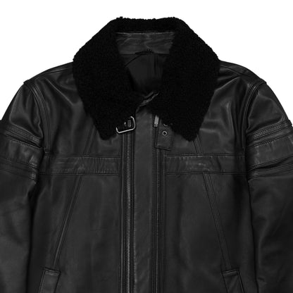 Givenchy Dual Zip Pilot Leather Jacket - AW11