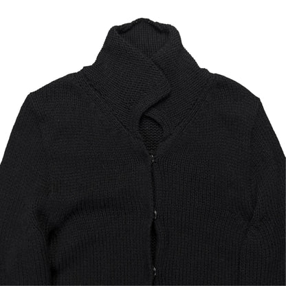 Ann Demeulemeester Fisherman Snap Yak Knit Cardigan - AW04