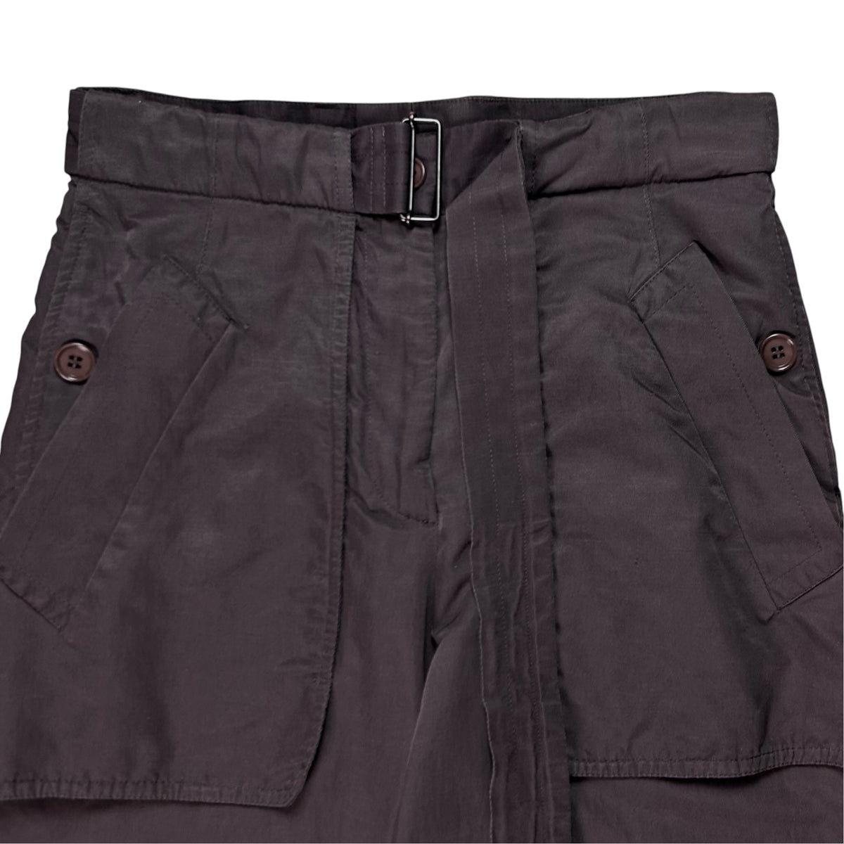 Dries Van Noten Belted Front Flap Trousers - AW19